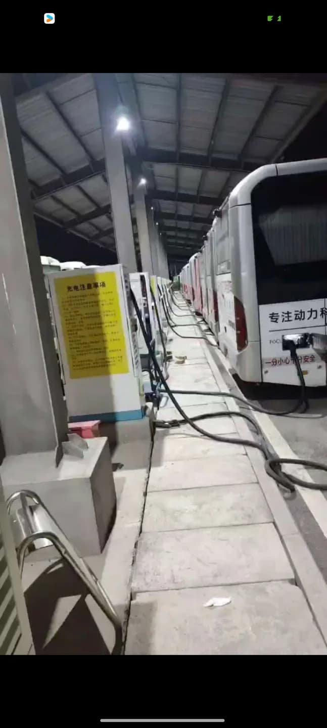 鄂州公交直流充电桩平台接入改造现场图片 3